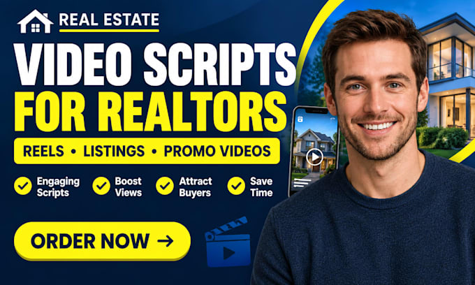 do real estate video scripts realtor reels property listing promo video scripts
