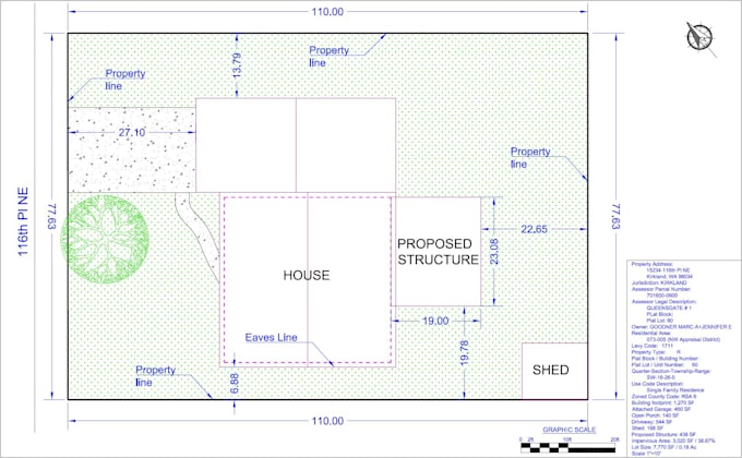 draw a shed site plan for your building permit