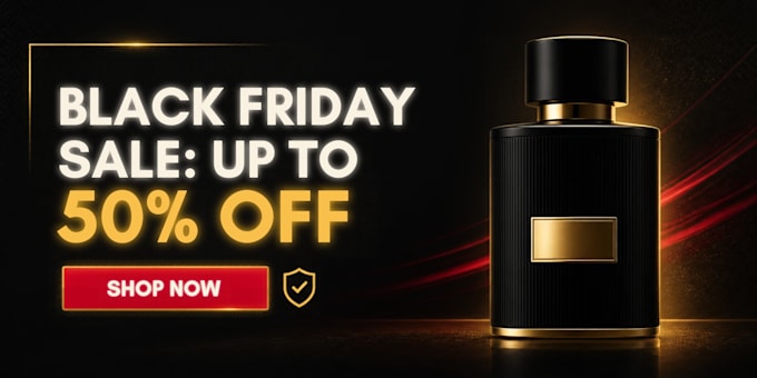 design high converting black friday and holiday shopify banners