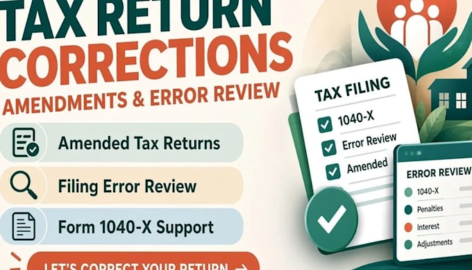help amend US tax returns and correct tax filing errors