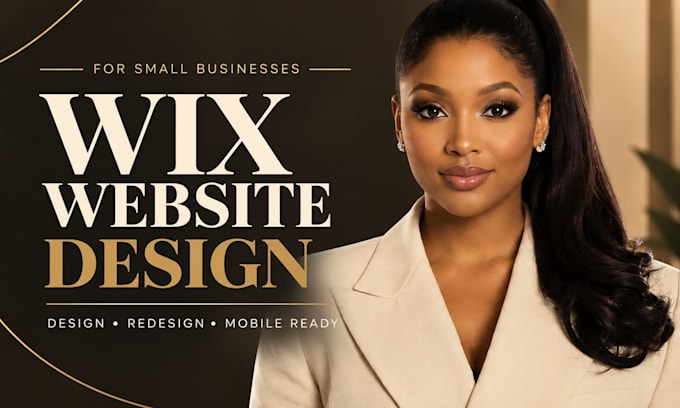 design or redesign your wix website