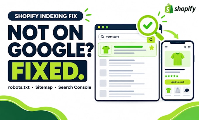 fix shopify pages not showing on google