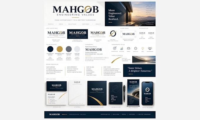 Design a professional brand identity for your business by Mahgobva | Fiverr