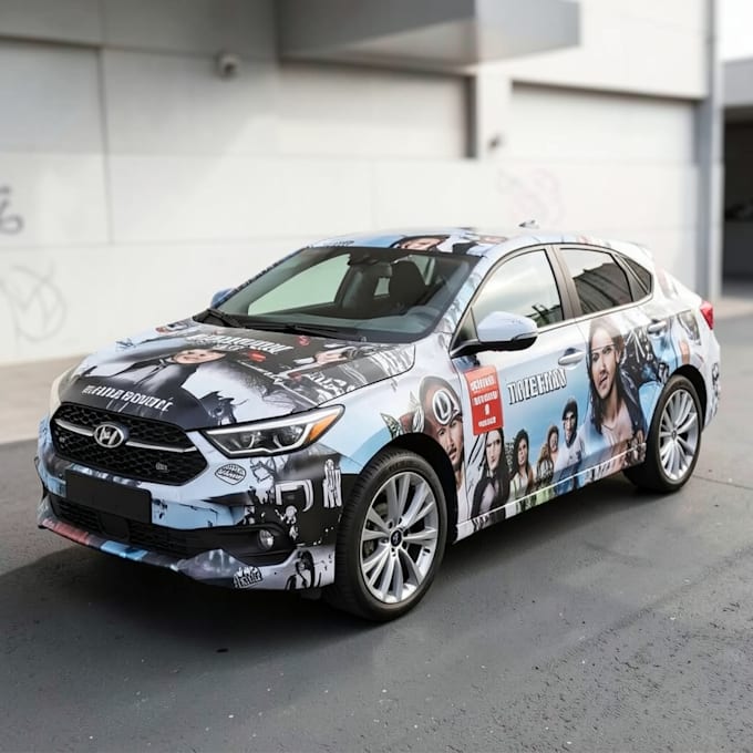 design custom vehicle wrap and car wrap branding