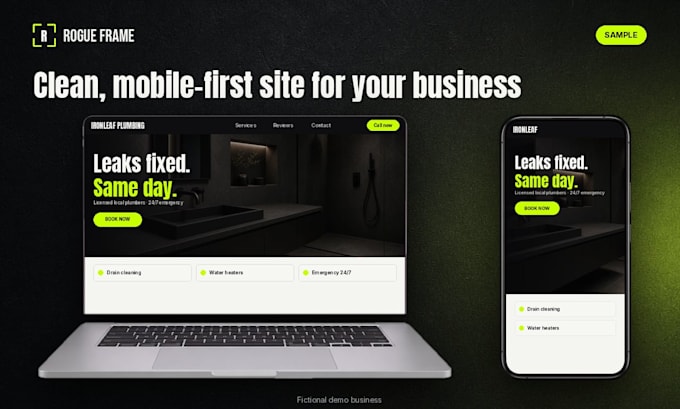 build your small business website and google business profile