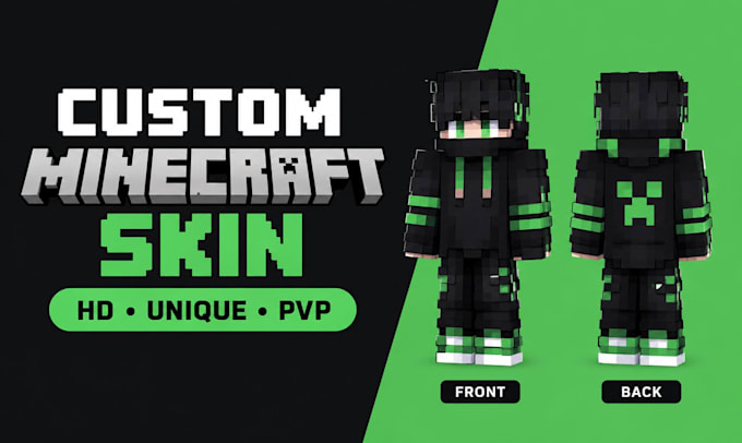 Custom F Designs Create custom hd minecraft skin minecraft pvp minecraft character ...