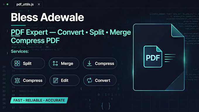 split merge compress edit and organize your pdf files fast