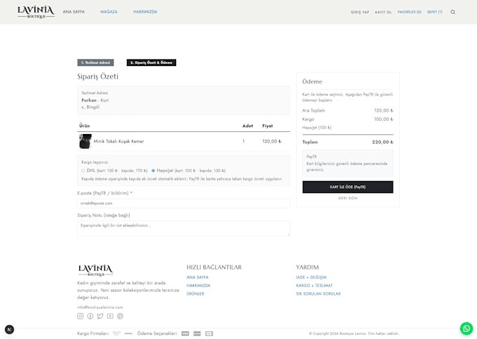 design and develop an e commerce website for your business
