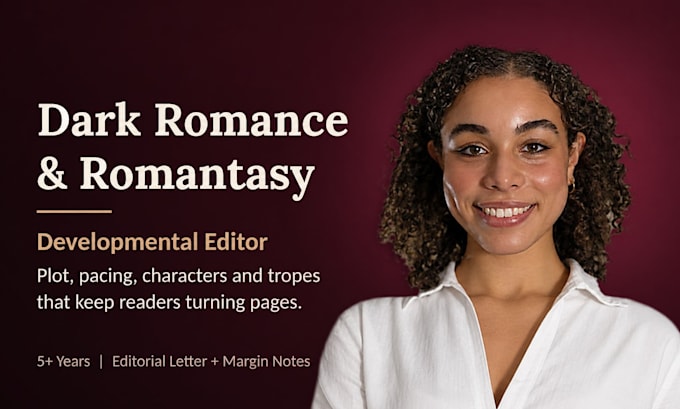 developmental edit your dark romance or romantasy manuscript