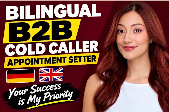 do bilingual cold calling b2b cold caller appointment setter kaltakquise caller