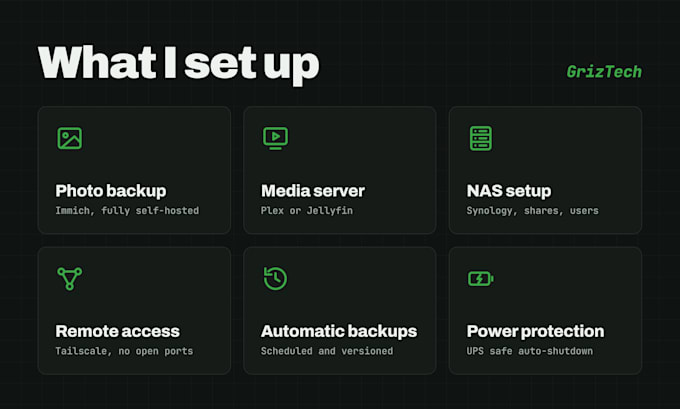 set up your home server, nas, or self hosted apps