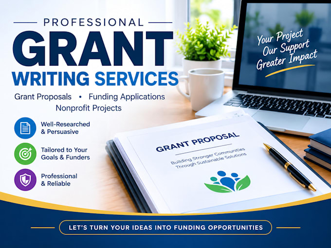professional grant writing, grant proposals and funding