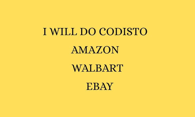 do your codisto on amazon ebay and walmart