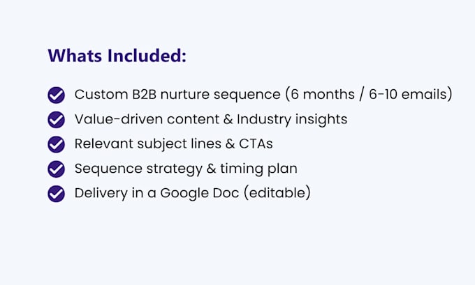write strategic b2b lead nurture email sequences