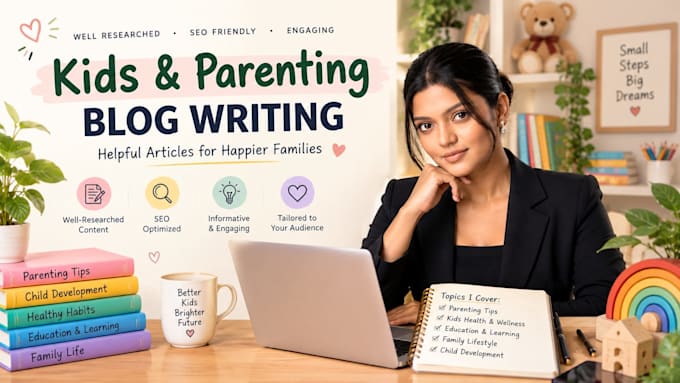 write informative blog articles and SEO friendly content