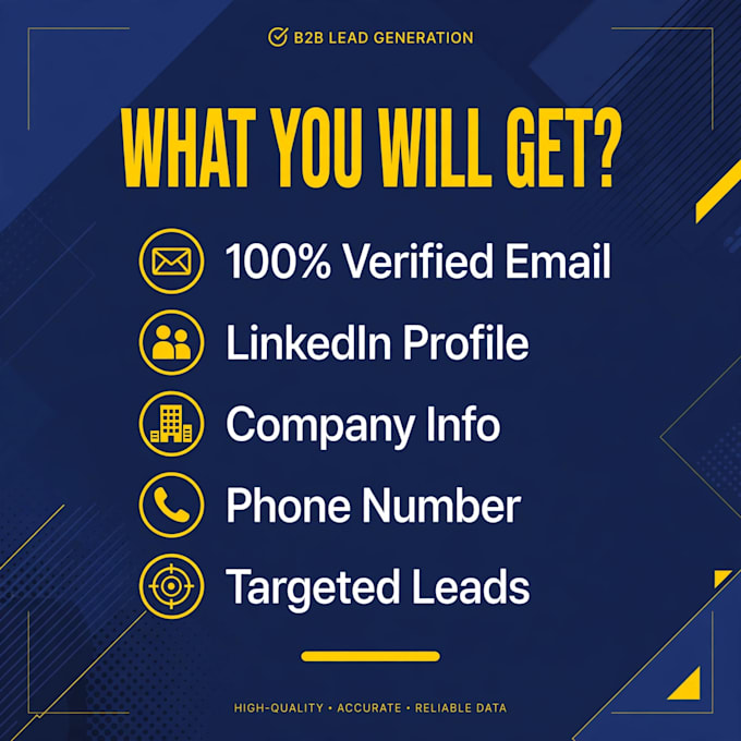 do b2b lead generation linkedin leads email list