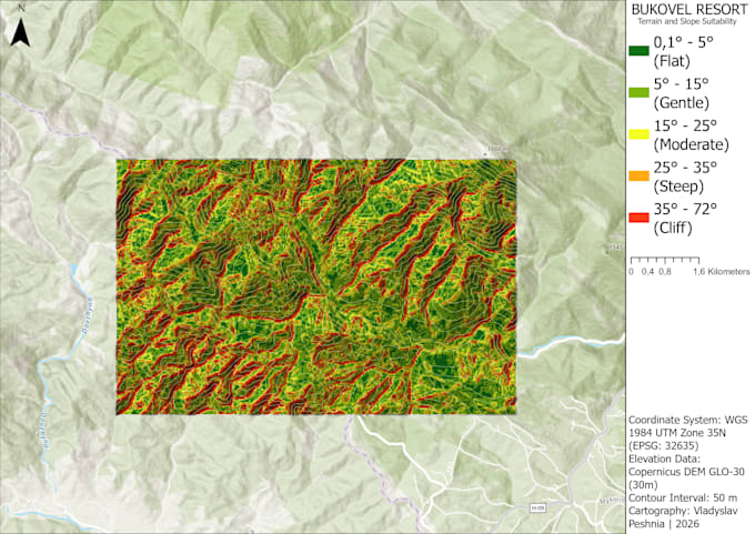 create topographic contour maps and dem elevation models