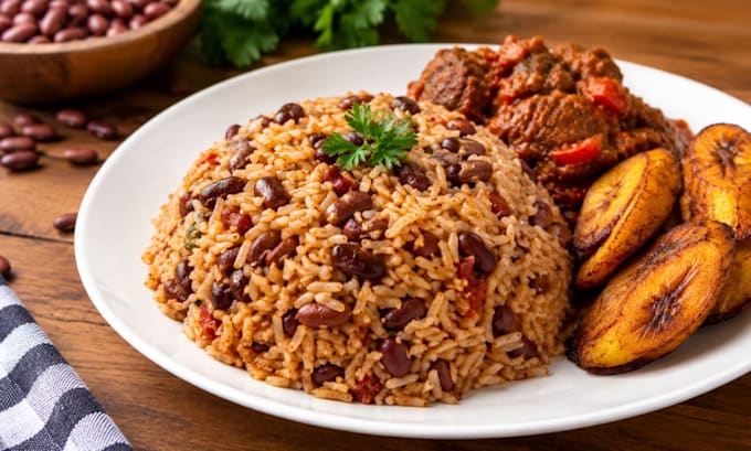 cook delicious rice and beans