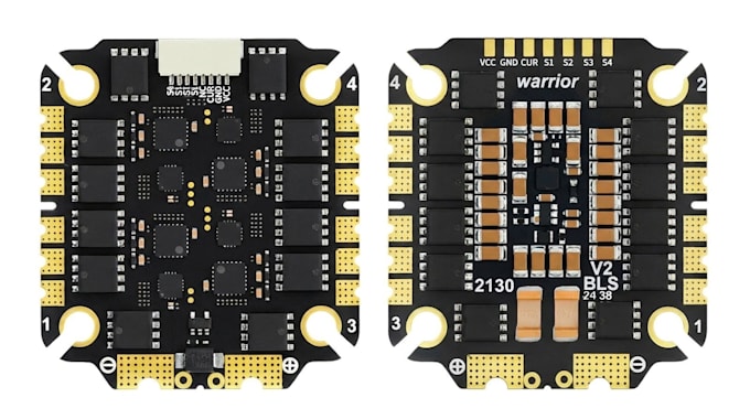 design fpv drone flight controller and esc pcbs using stm32 h7