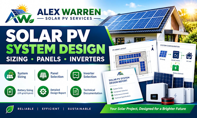 design your solar pv system with panel sizing and inverter selection