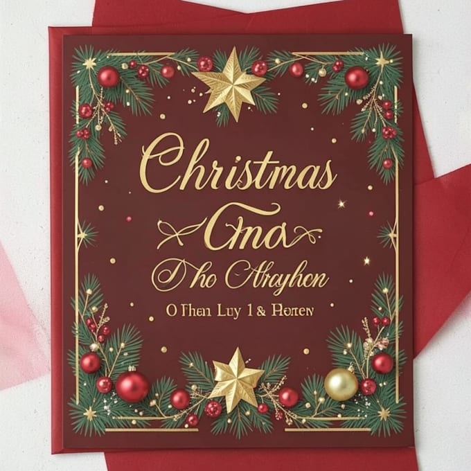 create christmas greeting card designs