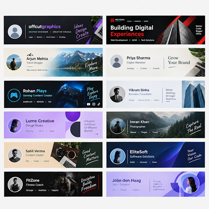 design attractive linkedin banners for any platform