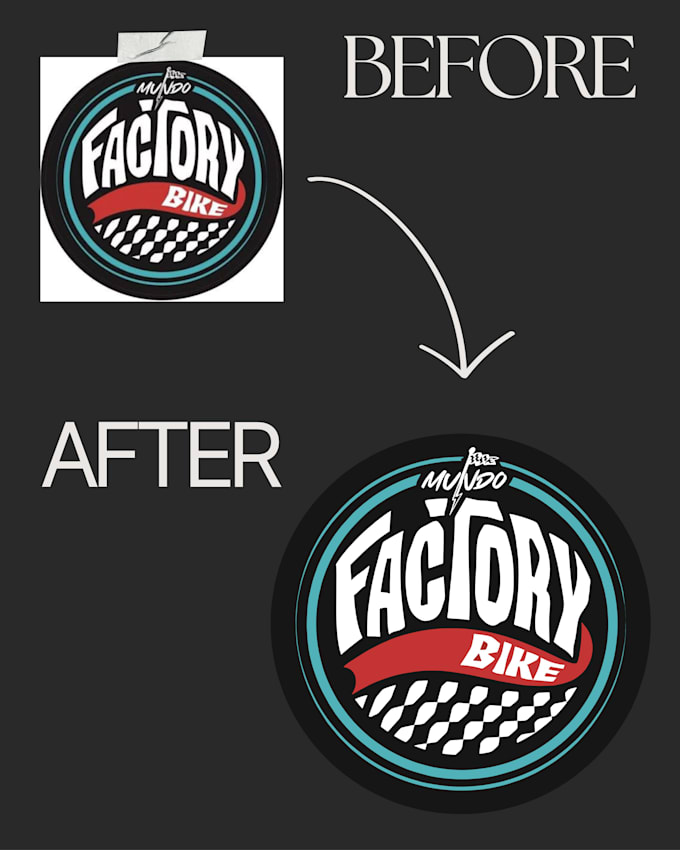 professional manual vector tracing and logo cleanup