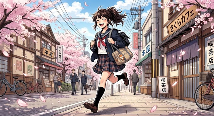 draw anime manga illustration