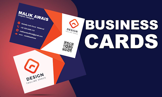 create custom business card and visiting card, double sided