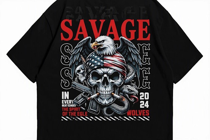design trendy streetwear tshirt