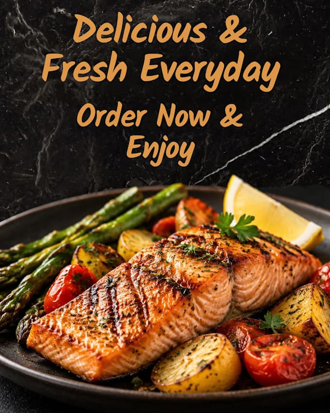 create professional food and restaurant posts