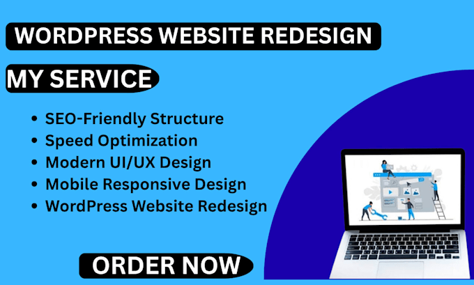 redesign your wordpress website with a modern responsive design