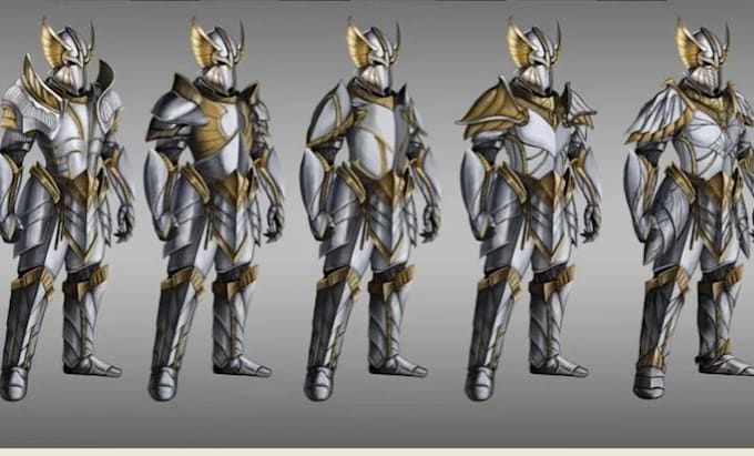 create custom cosplay creation wearable full knight anime armor 3d cosplay