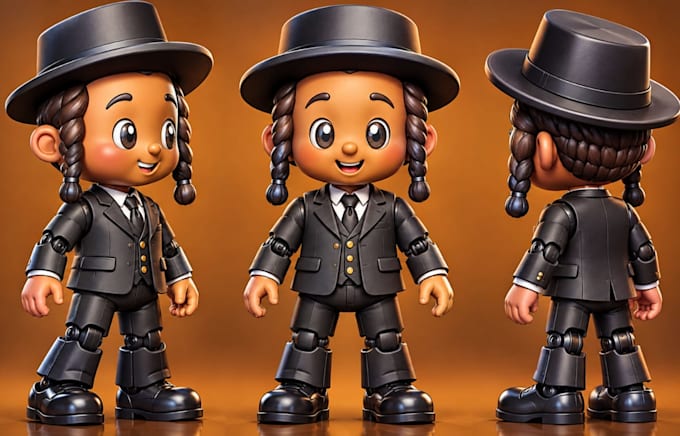 create 3d toy, 3d figurines, action figure, toy design stl for 3d printing