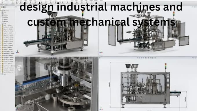 design industrial machines and custom mechanical systems