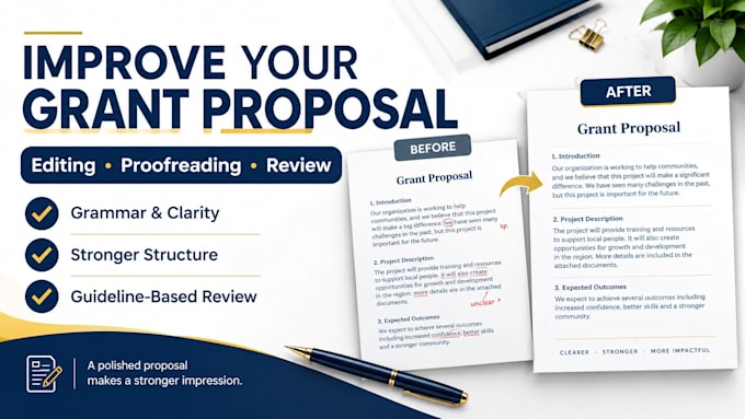 do grant editing grant proposal editing grant application review proposal
