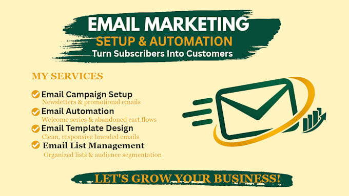 set up email marketing automation and welcome flows