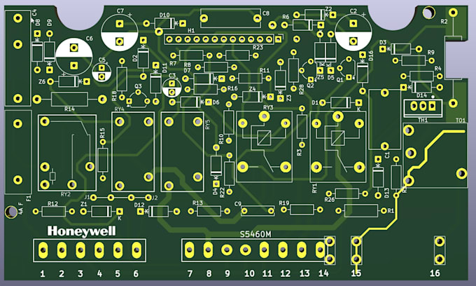 reverse engineer your pcb and recreate the schematic and layout