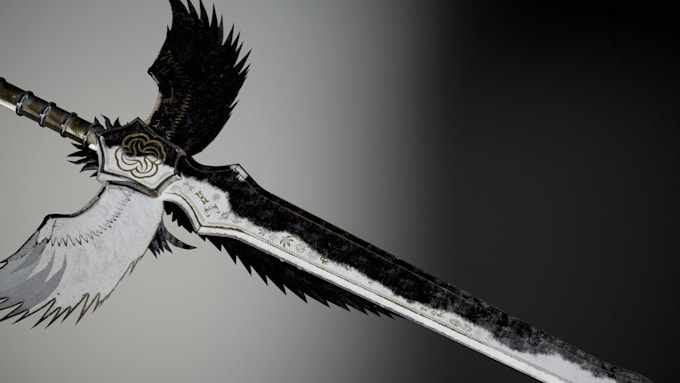 do gameready 3d model of weapon