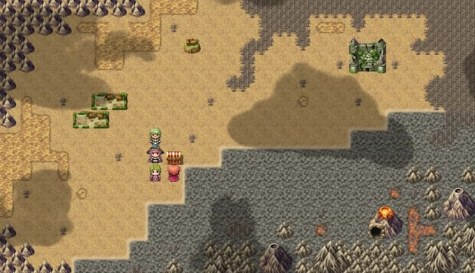 create rpg maker mz,2d top down pixel art mapping,sprite sheet