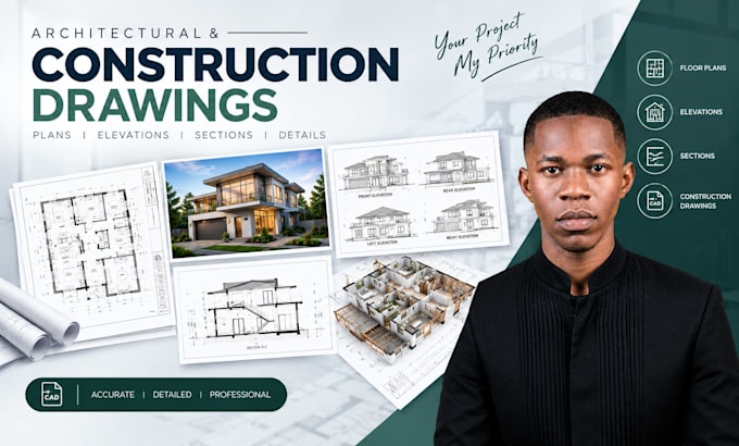 draft structural and construction drawings in autocad