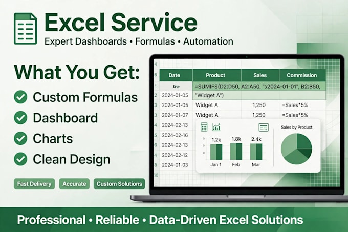 custom excel spreadsheet with formulas and inventory