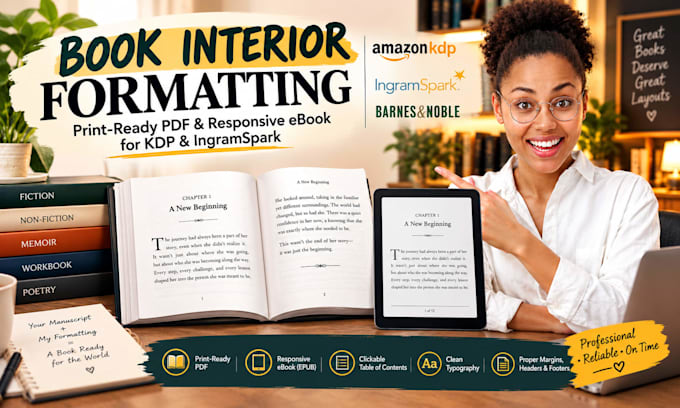 format book for amazon kdp paperback and ingramspark