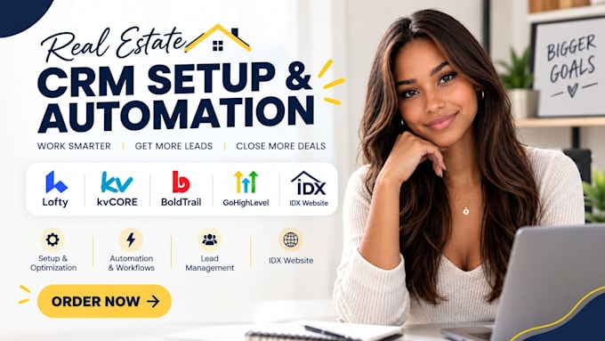 setup lofty CRM kvcore boldtail gohighlevel and idx website