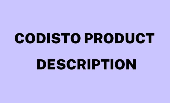 write codisto product description ebay