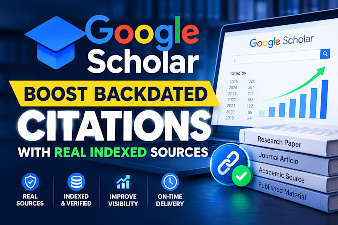 boost backdated google scholar citations with real indexed sources