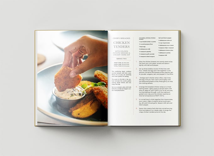 format your recipes into a print ready cookbook