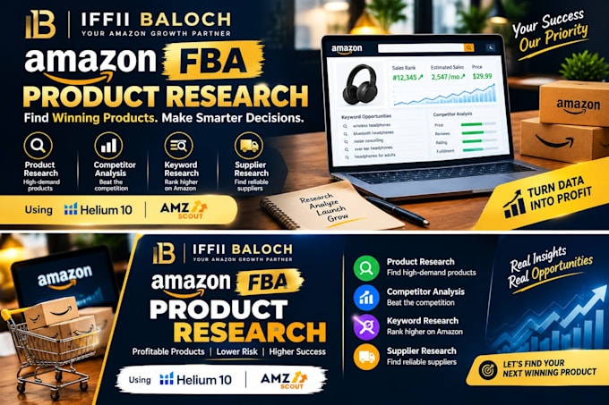 amazon product research keyword specialist and competitor analysis