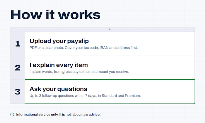 explain your italian payslip