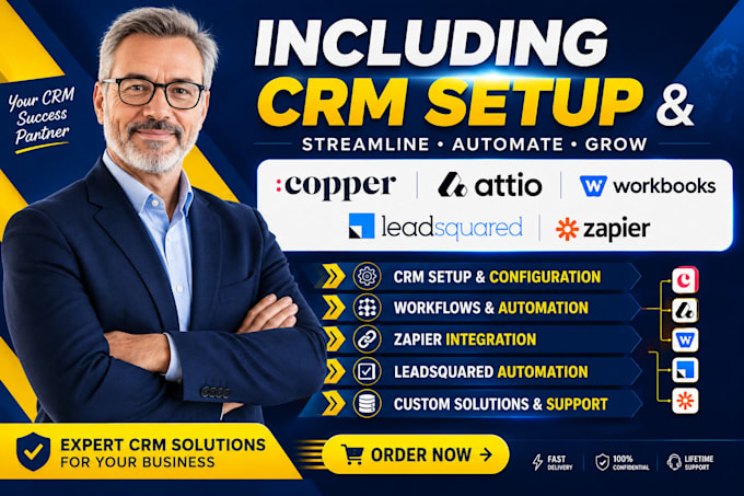 setup copper attio  workbooks leadsquared automation zapier integration
